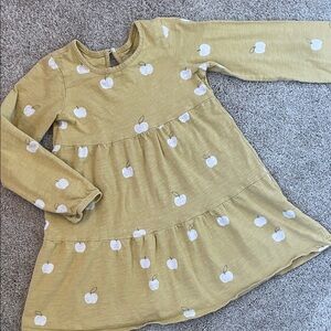 Chartreuse Tiered Dress